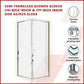 Semi Frameless Shower Screen (74~82)x 195cm & (77~80)x 195cm Side AS/NZS Glass