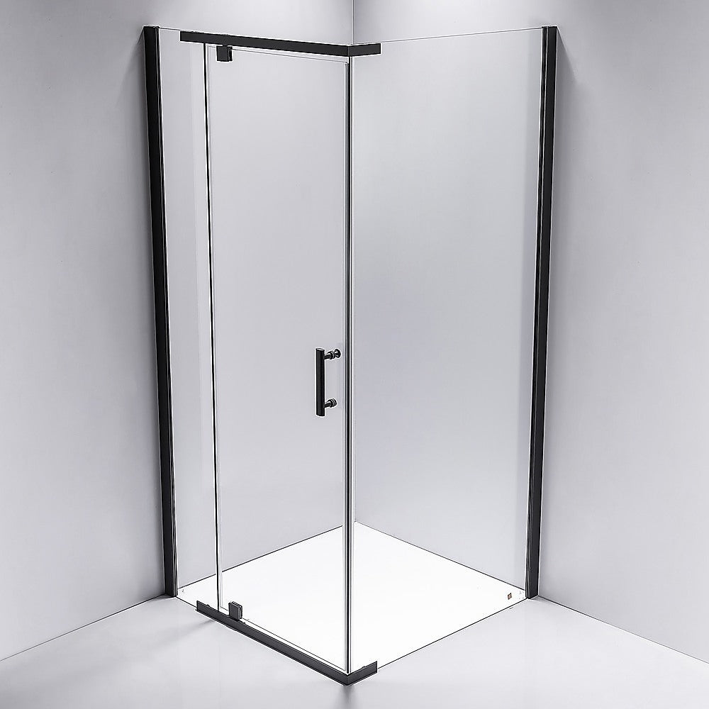 Shower Screen 1000x700x1900mm Framed Safety Glass Pivot Door By Della Francesca