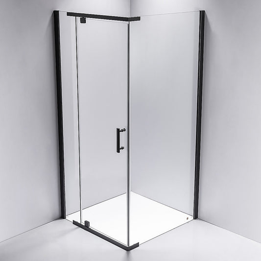 Shower Screen 1000x700x1900mm Framed Safety Glass Pivot Door By Della Francesca