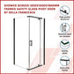 Shower Screen 1200x1000x1900mm Framed Safety Glass Pivot Door By Della Francesca