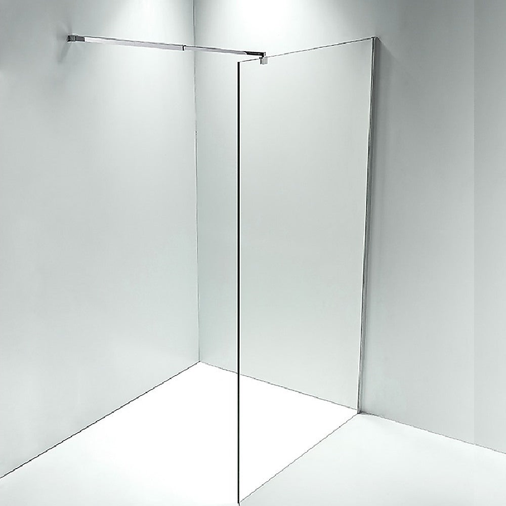 1000 x 2100mm Frameless 10mm Safety Glass Shower Screen