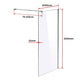 1000 x 2100mm Frameless 10mm Safety Glass Shower Screen