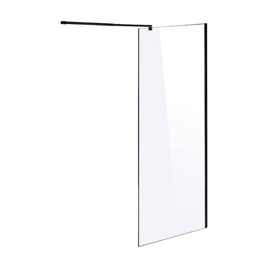 1000 x 2100mm Frameless 10mm Safety Glass Shower Screen