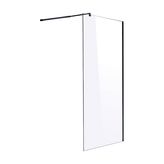 1000 x 2100mm Frameless 10mm Safety Glass Shower Screen