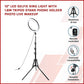 10" LED Selfie Ring Light with 1.6M Tripod Stand Phone Holder Photo Live Makeup