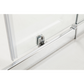 Adjustable 900x900mm Double Sliding Door Glass Shower Screen in Chrome