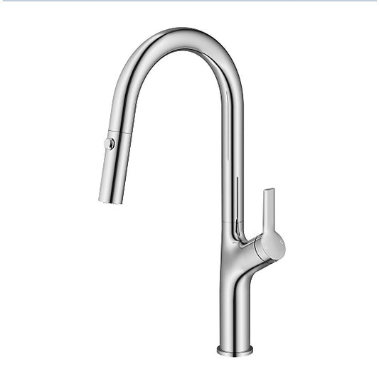 Kitchen Laundry Bathroom Basin Sink Pull Out Mixer Tap Faucet in Chrome