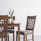 ALLEGRO Dining Table + 6x ASBEL Dining Chair - 7 Piece Dining Set - Cocoa