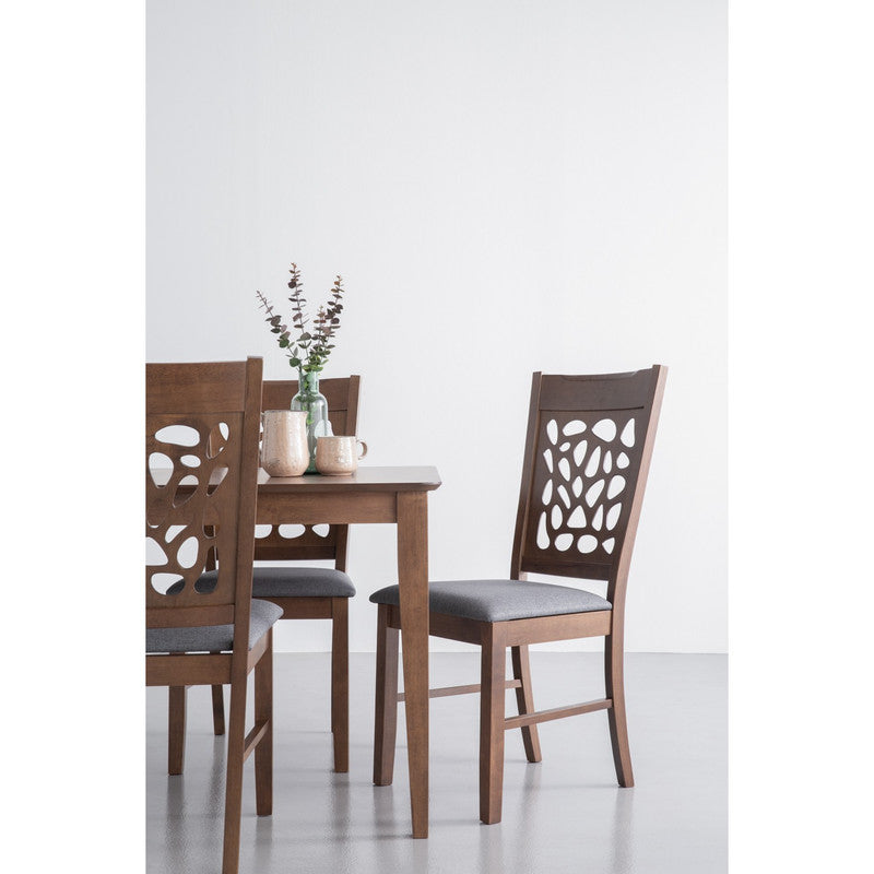 Mesi Timber Dining Chair x2  - Cocoa