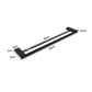 Double Towel Rail 60cm Rack Bar Holder Bathroom Accessories Black