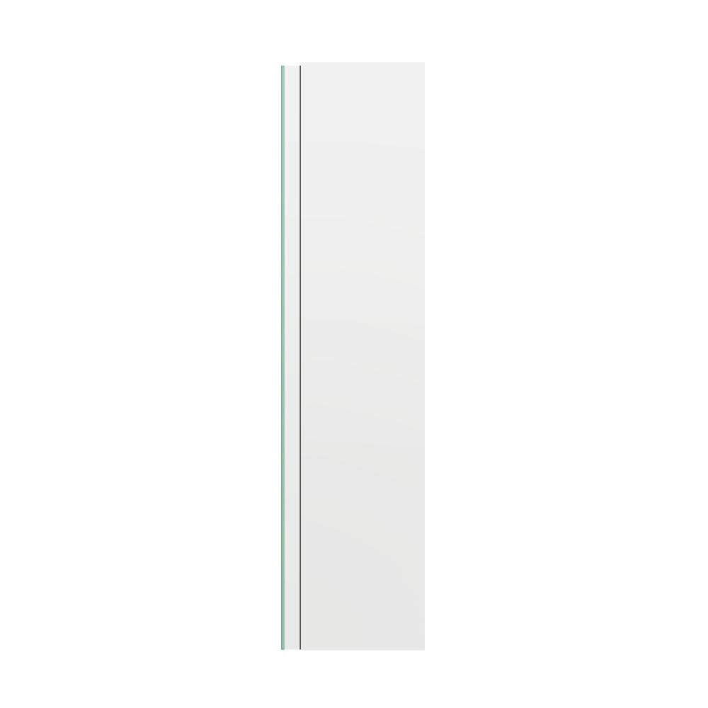 Oikiture 60cm Bathroom Mirror Cabinet with Adjustable Shelves Wall Mounted Storage Shaving