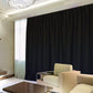 100% Blockout Curtain 280x230cm PINCH PLEAT Blackout High Level Fabric Black