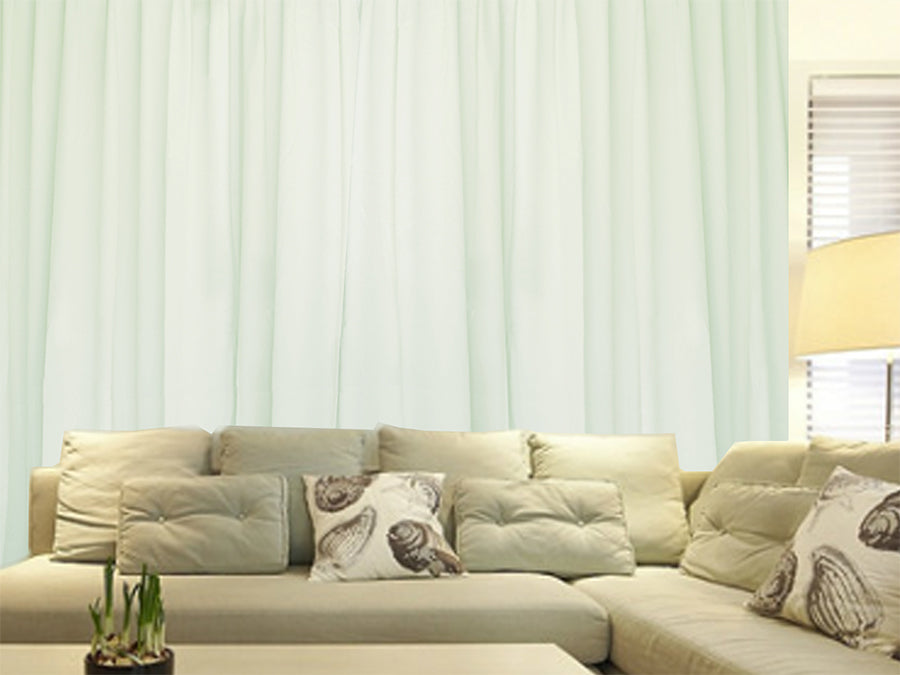 Milk White Large Curtain 285x270cm PINCH PLEAT 1 panel High Level Fab. for Wall