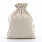 10-Piece Cotton Linen Drawstring Gift Bags