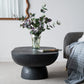 BLACK IS BACK CEMENT COFFEE TABLE