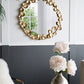 GOLD LEAF DESIGNER WALL MIRROR