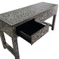 MOTHER OF PEARL OPULENT 3 DRAWER CONSOLE TABLE