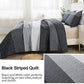 Detailed Quilted Bedspread and Pillowcases Set: A Signature of Quality and Style - Queen size