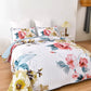 Vibrant Quilted Bedspread and Pillowcases Set: Add Color and Comfort to Your Space - Queen size