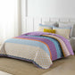 Quirky Quilted coverlet and pillowcovers set: Add Personality to Your Space - Queen size