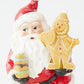 Santa With Gingerbread 22cm