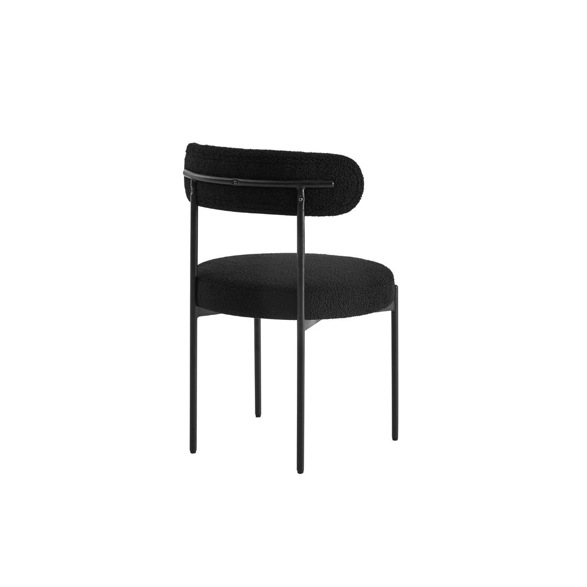 Amia Set of 2 Dining Chair in Black