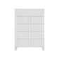 Dome White 5 Chest of Drawers