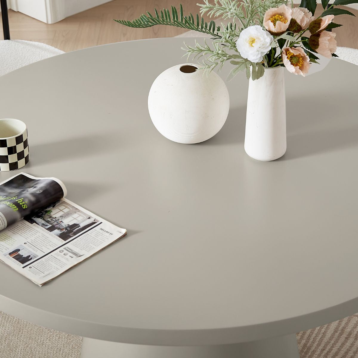 Asher 4 Seater Round Dining Table