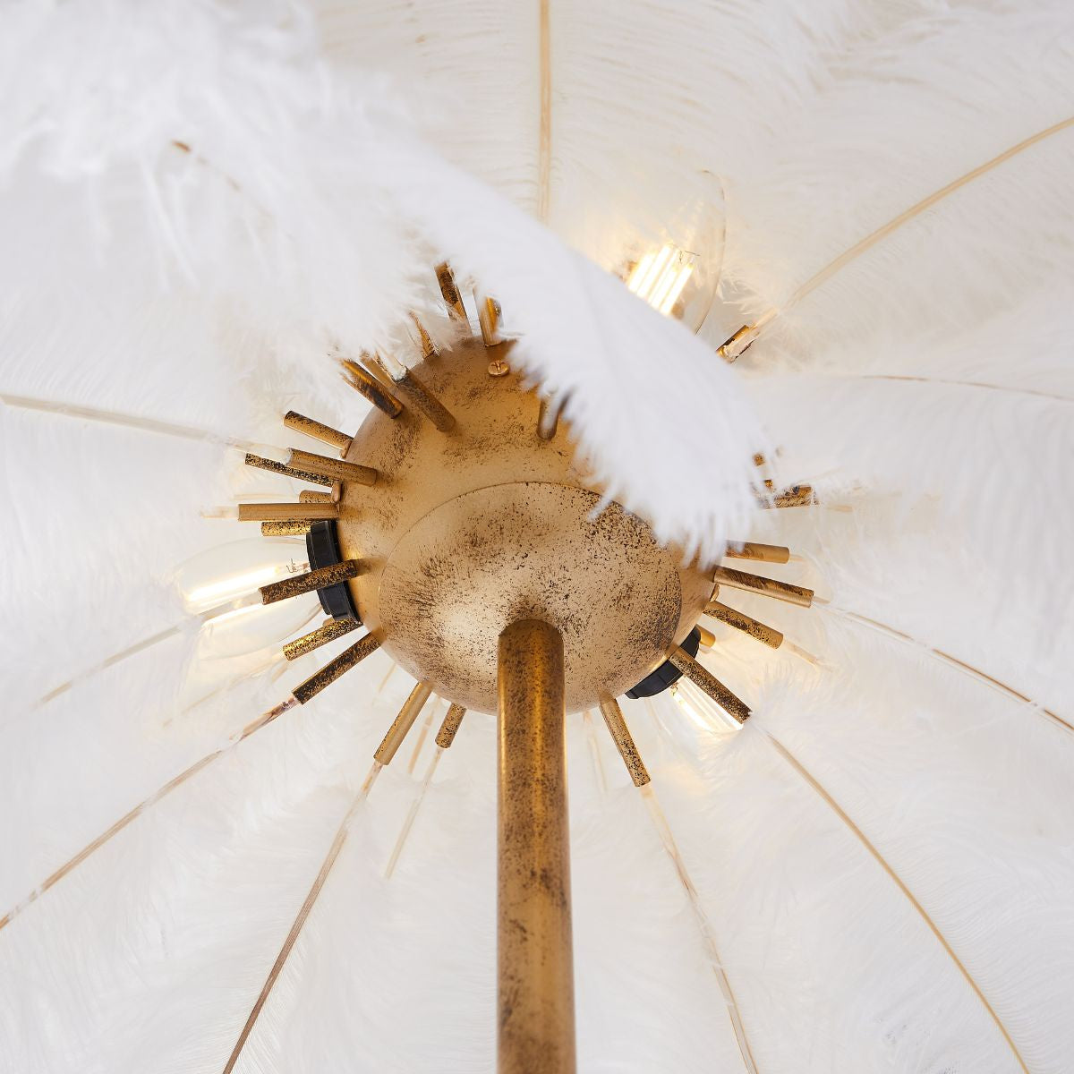 Demi Feathered Floor Lamp