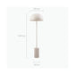 Jacob White Floor Lamp