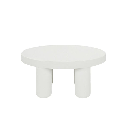 Julia White Round Coffee Table