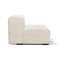 Travis White Boucle Fabric Armchair