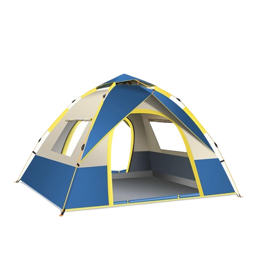 Colorful Tent with Two Doors and Two Windows - Small Size (200x150x125cm), Perfect for Outdoor Adventures