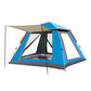 Silver glue Waterproof Camping tent with Awning - Size: 240x240x155cm, charming and sturdy for outdoor excursions (blue)