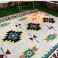 2pcs pack set 90*180cm Bohemian Picnic Blanket, Waterproof Camping Blanket, Outdoor Rug for Camping, Picnic, Beach