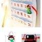 Snowman Advent Calendar - Felt Christmas Countdown with 24 Pockets for Kids, Wall Hanging Decor