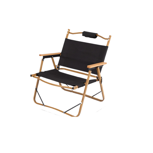 Small aluminum alloy Outdoor chair - Black