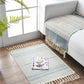 Bohemian Cotton Area Rug with Tassels - Geometric Pattern, Decorative Floor Mat 60*90cm