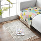 Bohemian Cotton Area Rug with Tassels - Geometric Pattern, Decorative Floor Mat 60*90cm