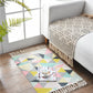 Bohemian Cotton Area Rug with Tassels - Geometric Pattern, Decorative Floor Mat 60*90cm