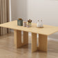 Oak Melamine Dining Table 6 Seater