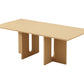 Oak Melamine Dining Table 8 Seater