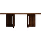 Walnut Melamine Dining Table 8 Seater