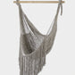 Fringed Cotton Rope Mexican Hammock Swing from Mexico in Dream Sands