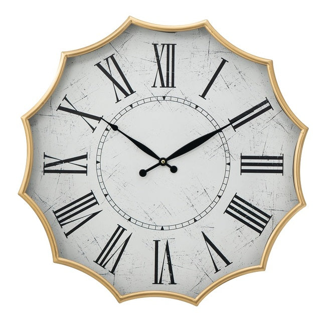 Scalloped Wall Clock