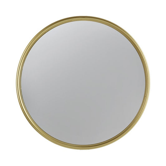 Hannes CONVEX wall mirror with gold frame panoramic look