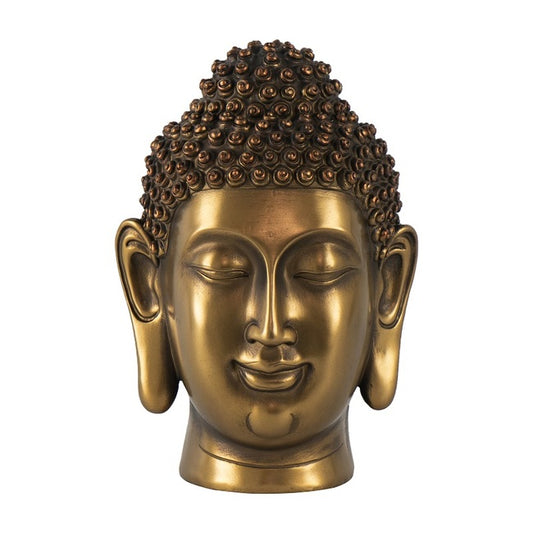 Golden Buddha Statue Head