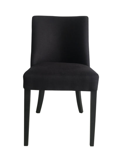 Cordelia Dining Chair Black Chrome Ring