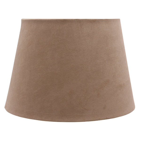 Caramel Suede look lampshade