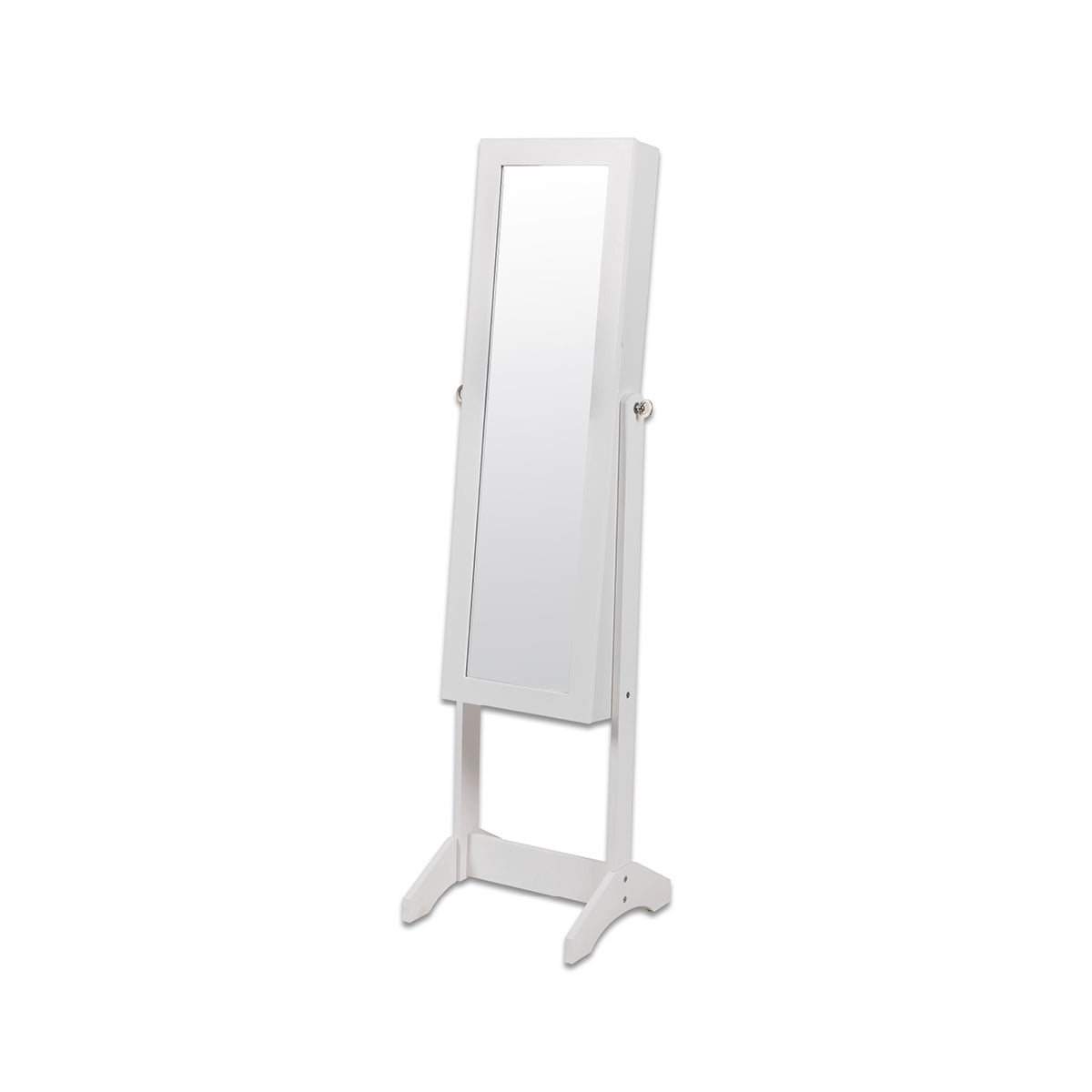 Home Master 140cm Full Length Mirror Jewellery Cabinet Adjustable Angle